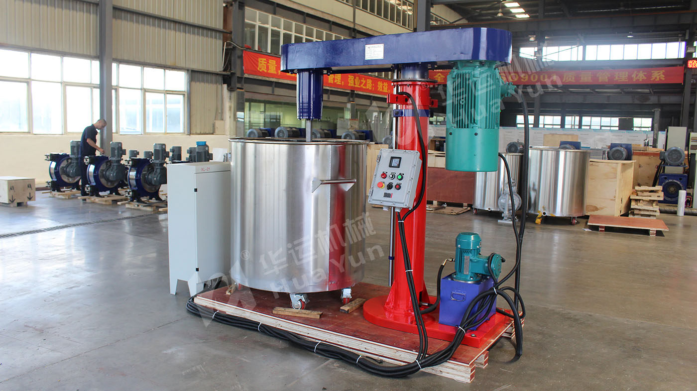 為某公司生產(chǎn)的分散機調(diào)試中