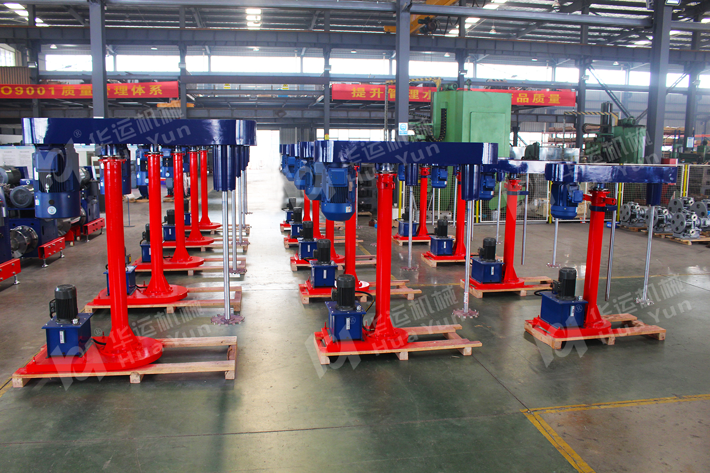 為某集團生產(chǎn)的一批分散機完成制造